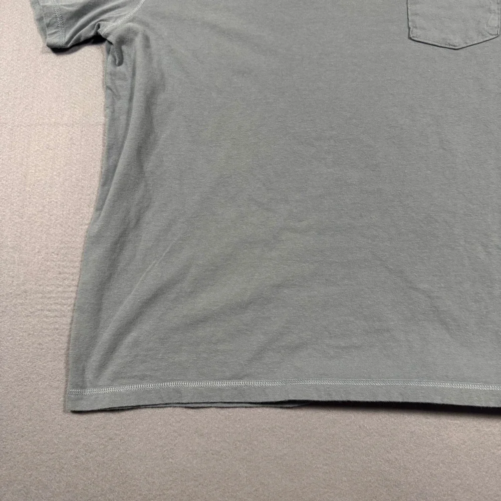 The North Face Mens XL Short Sleeve Pocket T-Shirt Faded Blue Slate Gray Tee